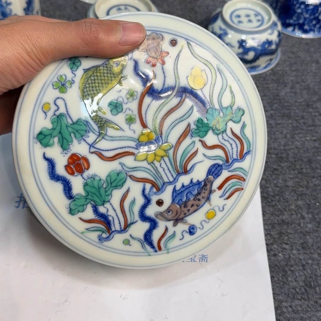 杯子瓷当代仿古精品全手工