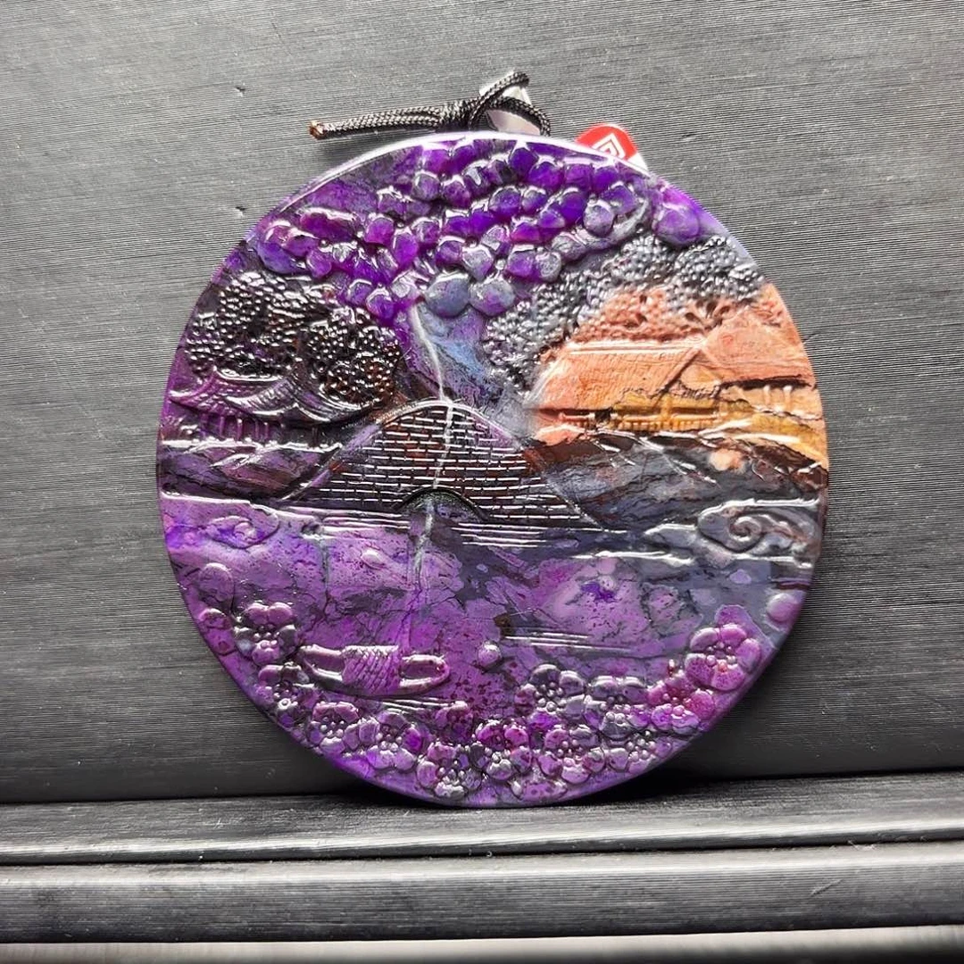 苏纪石（舒俱来）未镶嵌圆牌