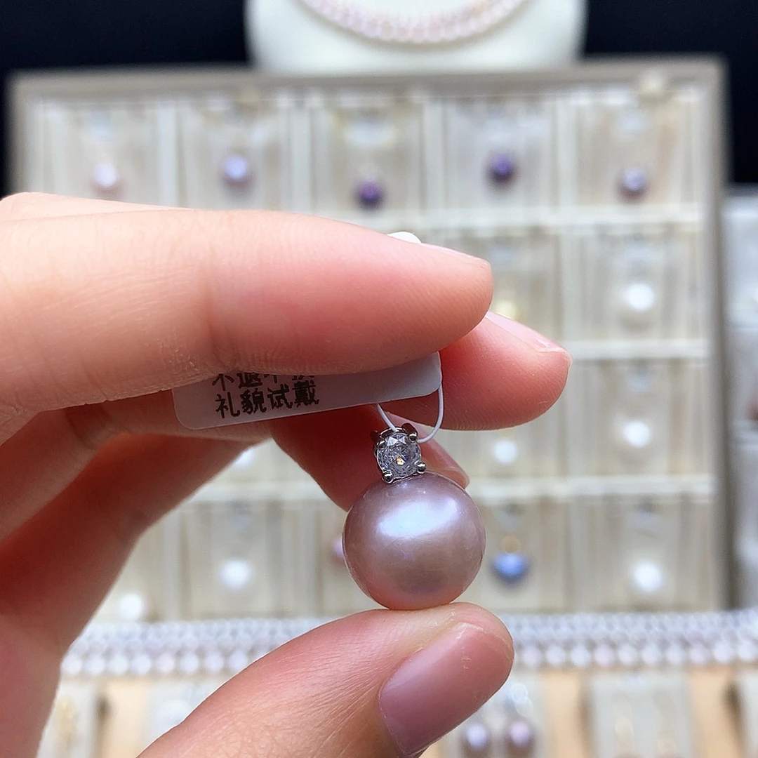 合金淡水珍珠颈饰