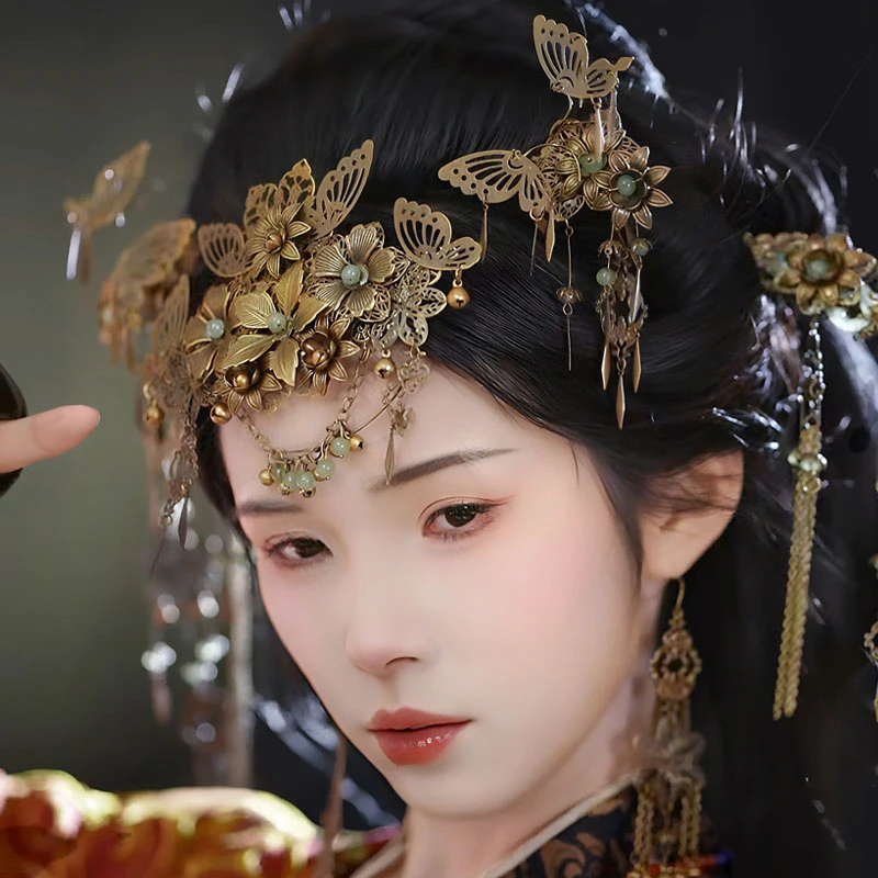 耀如春华未央曲【单品链接】 原创国风头饰唐制明制汉服配饰