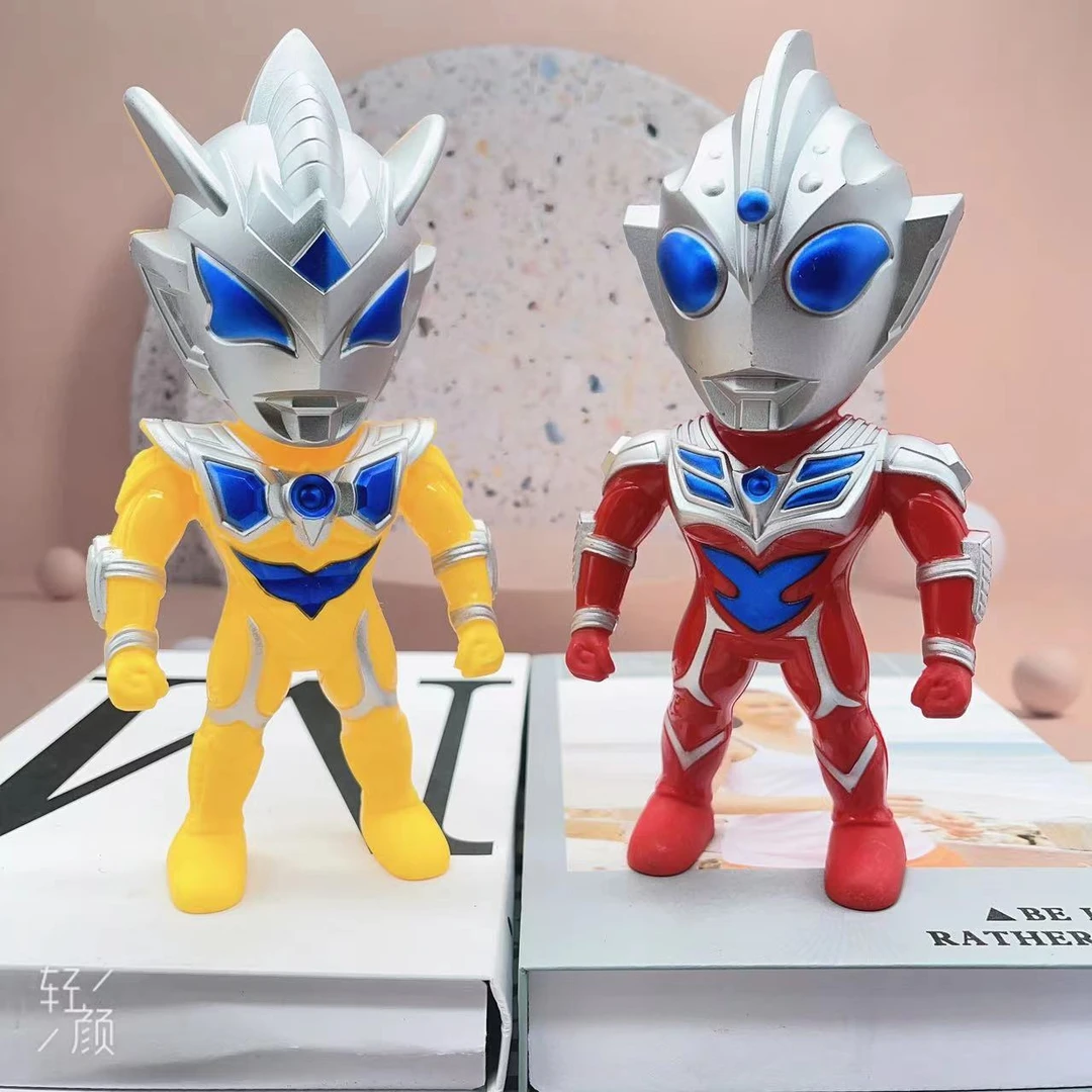 动曼公仔赛萝战士玩具男女孩人偶手办玩具摆件Q版迷你模型小玩具