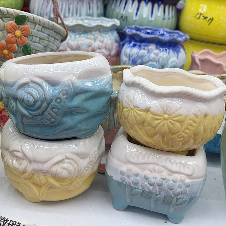 多肉绿植陶瓷花盆