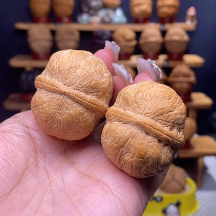 文玩核桃把件金蟒萌萌包33号