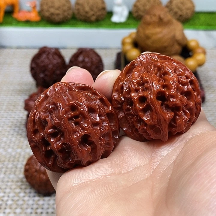 文玩核桃把件苹果