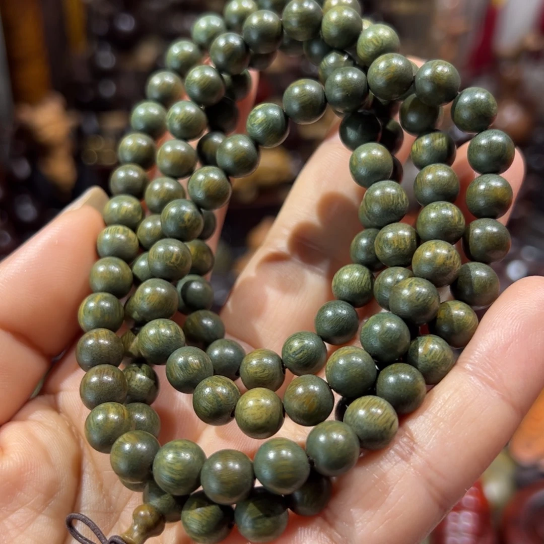 维腊木（绿檀）手串手串手串0.8