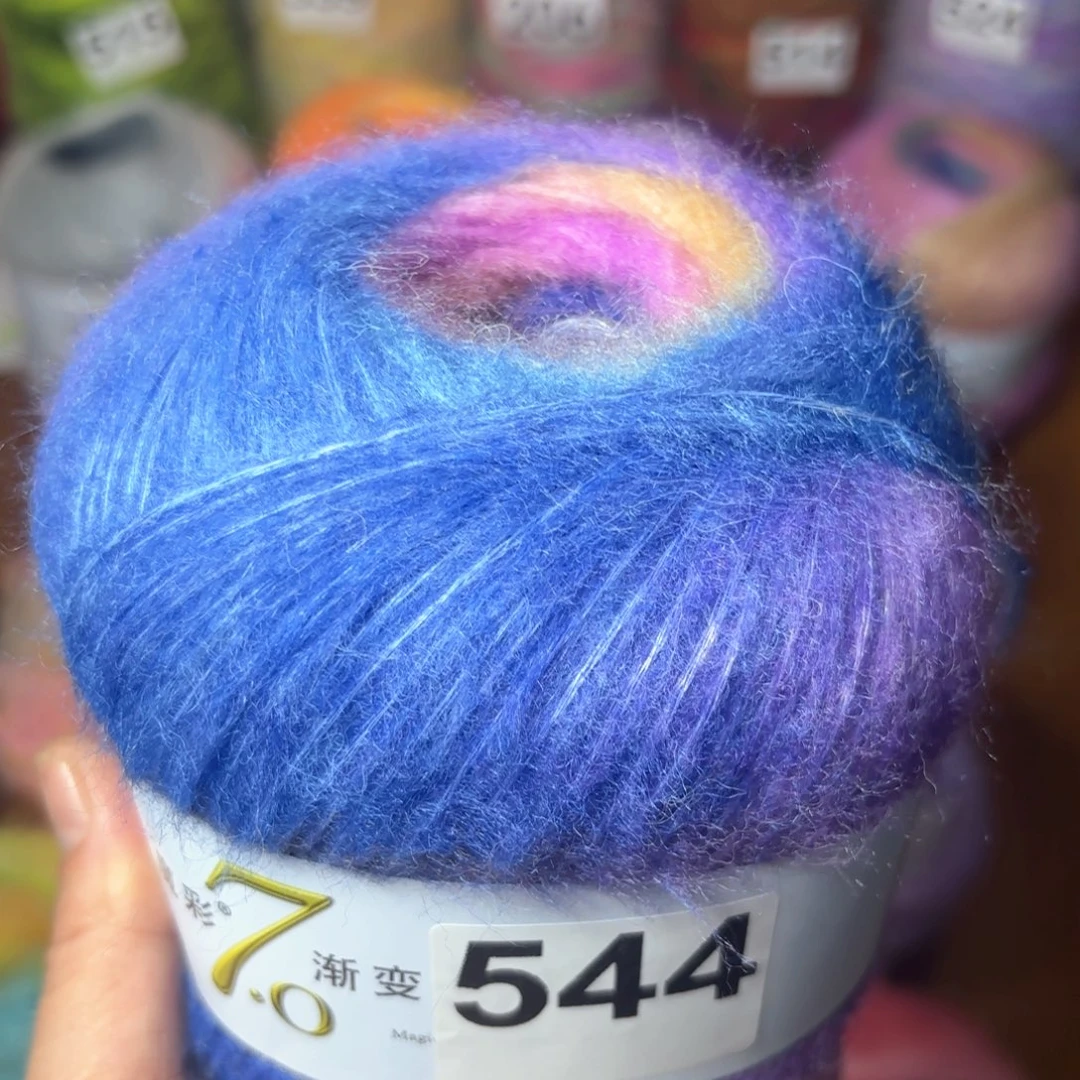 织绣544号蓝色妖姬一团