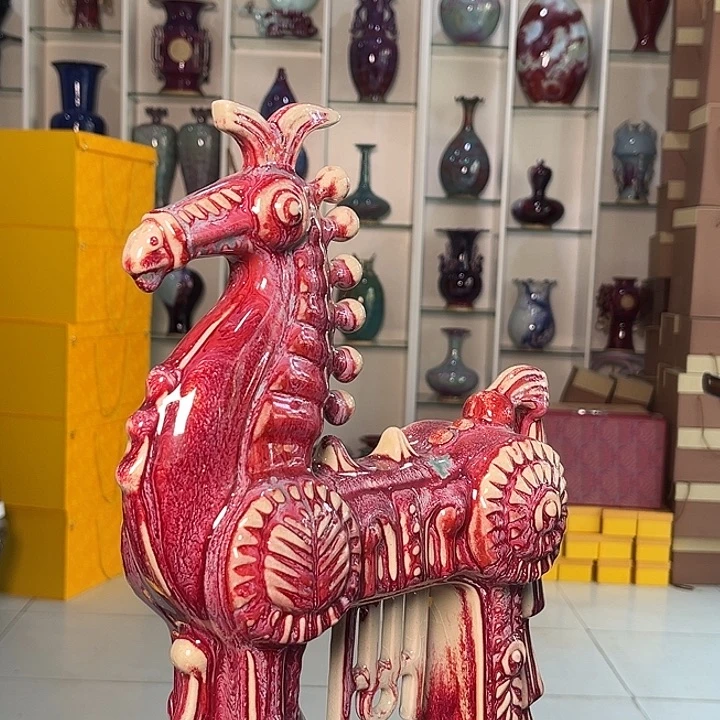 伯***赫摆件钧瓷钧瓷摆件钧瓷摆件