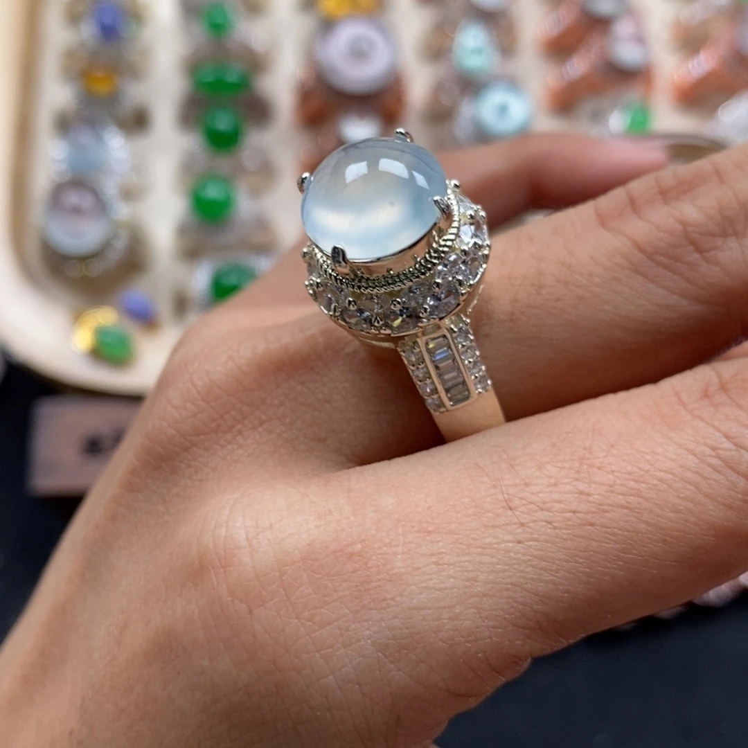 翡翠裸石缅甸天然a货翡翠