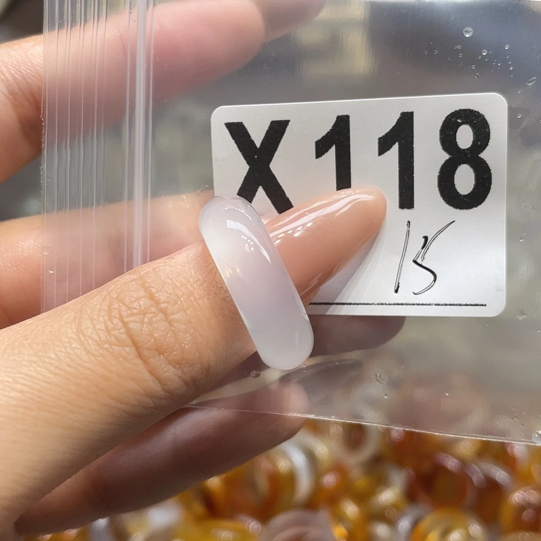 玛瑙/玉髓未镶嵌戒指118