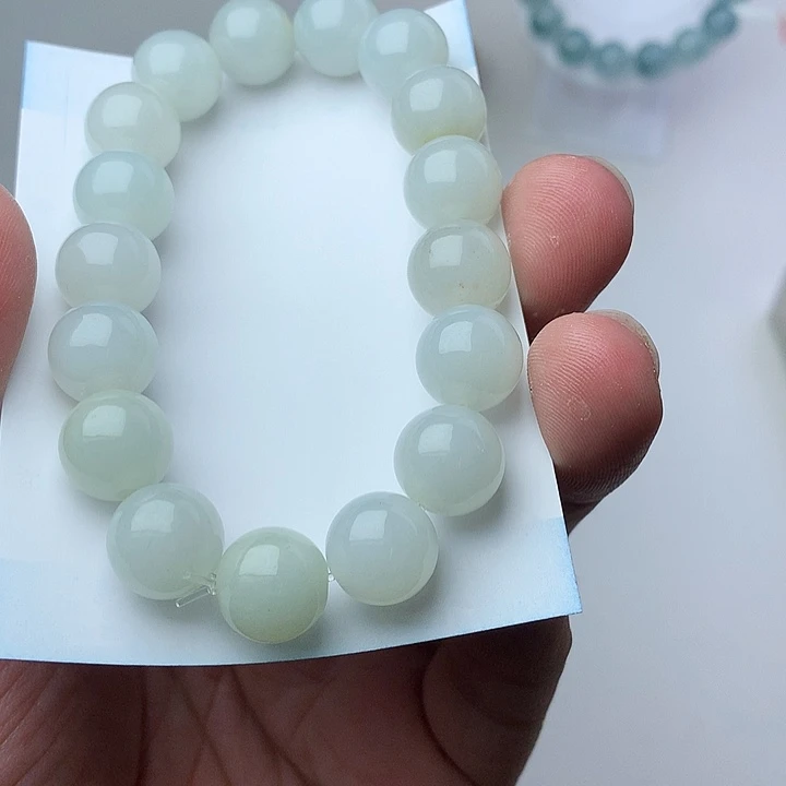 翡翠未镶嵌项链珠子