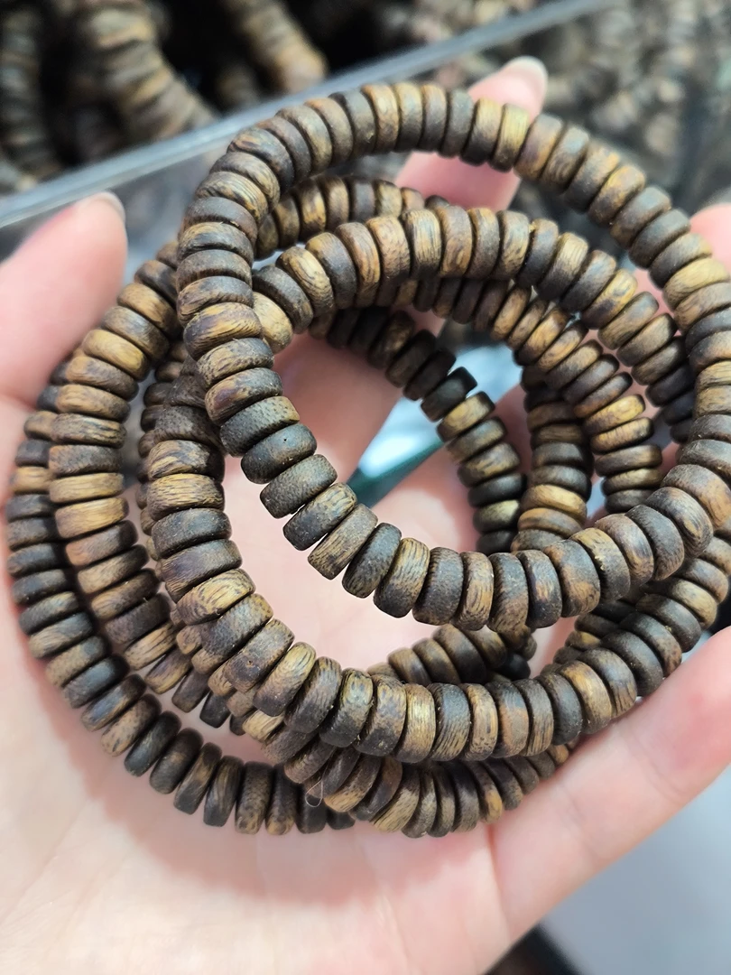 老李臻选沉香（LQ707） 海南莺歌绿奇楠 随型单圈 多样性发其一