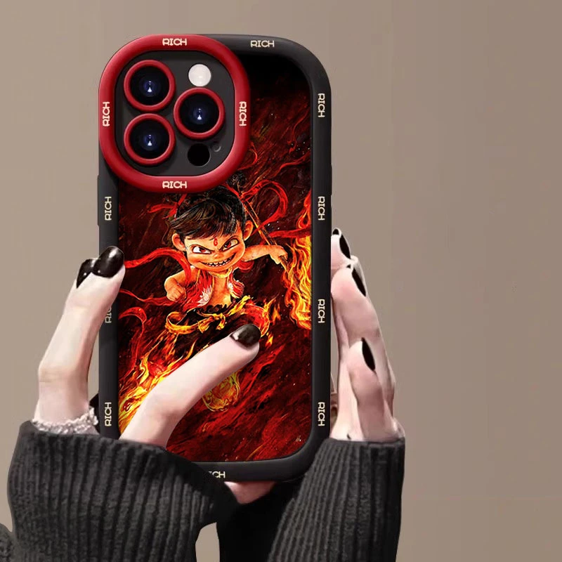 哪吒2合集适用苹果16promax手机壳iphone15/14硅胶13泡芙壳12/11