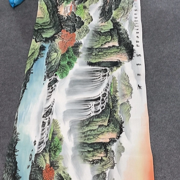 国画今天上午国画作品展示