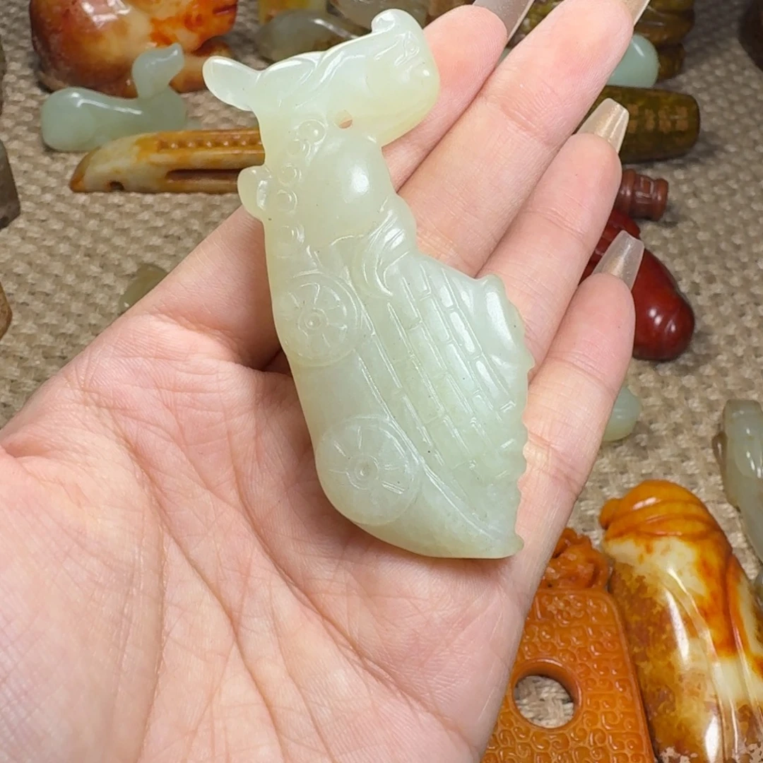 吊坠白玉菩提挂件