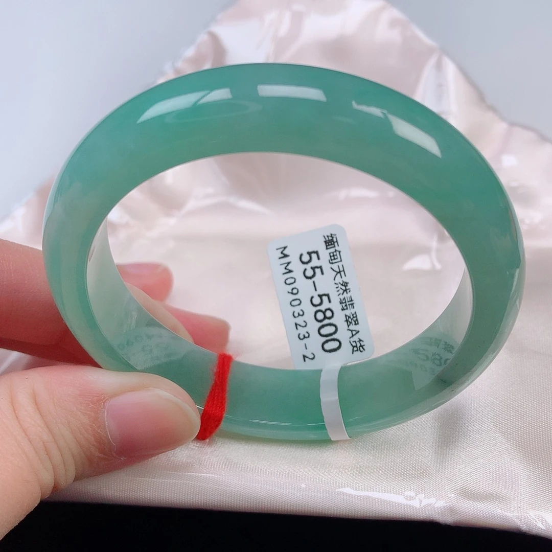 未镶嵌手镯翡翠55正圈