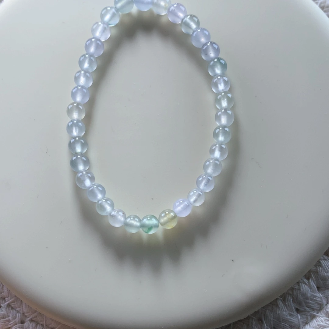 翡翠手链未镶嵌小灯泡