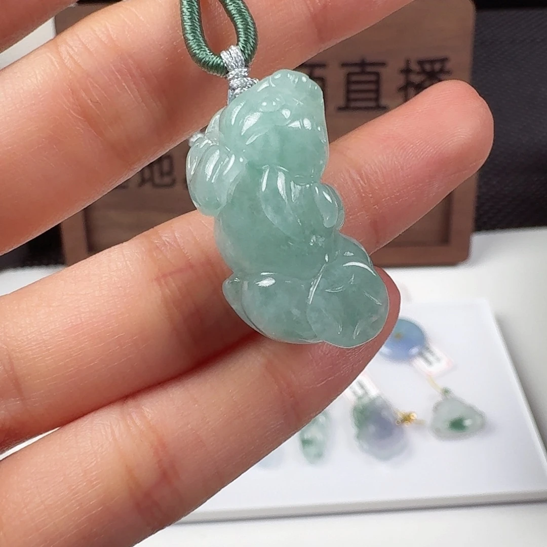翡翠未镶嵌颈饰11