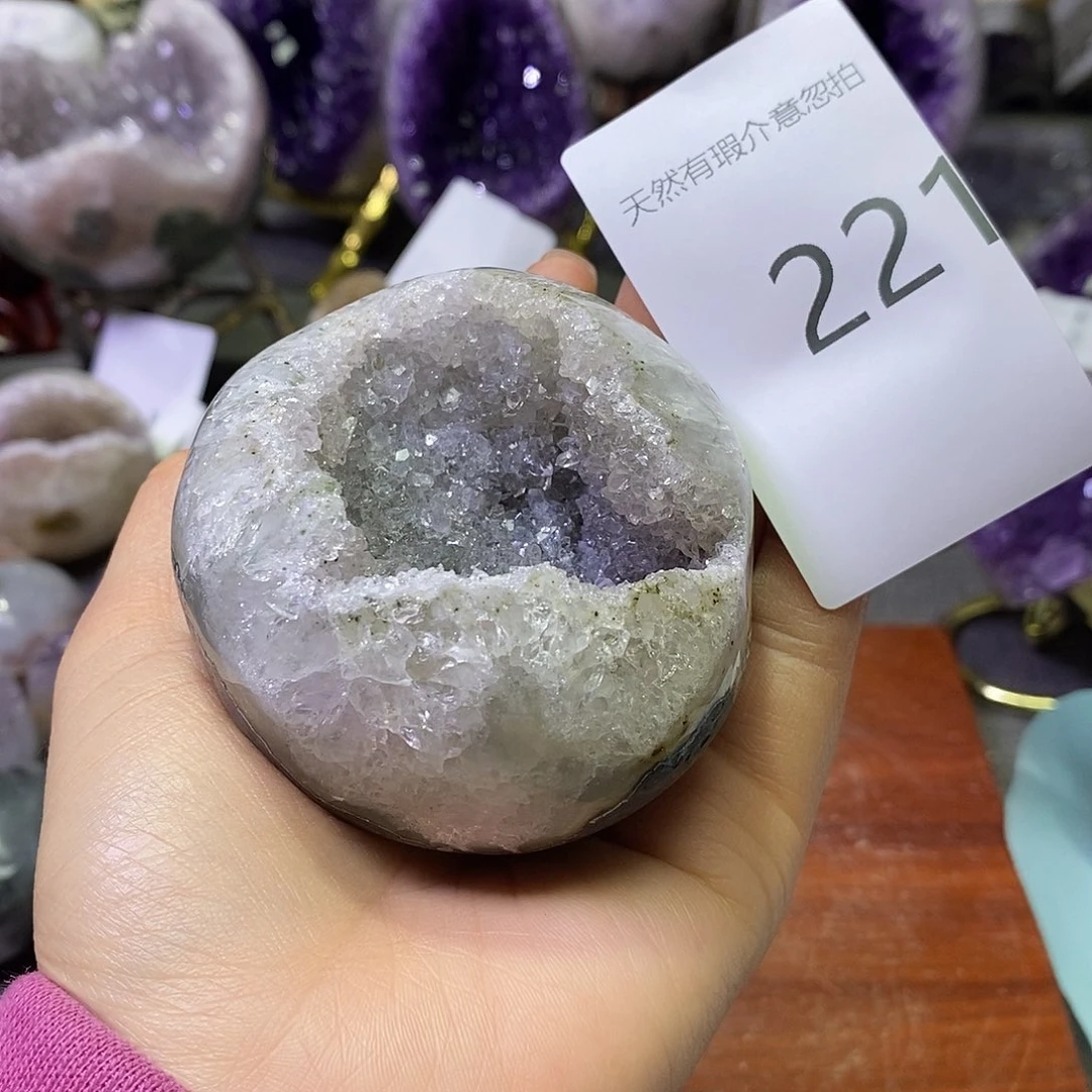 紫晶未镶嵌珠宝半成品