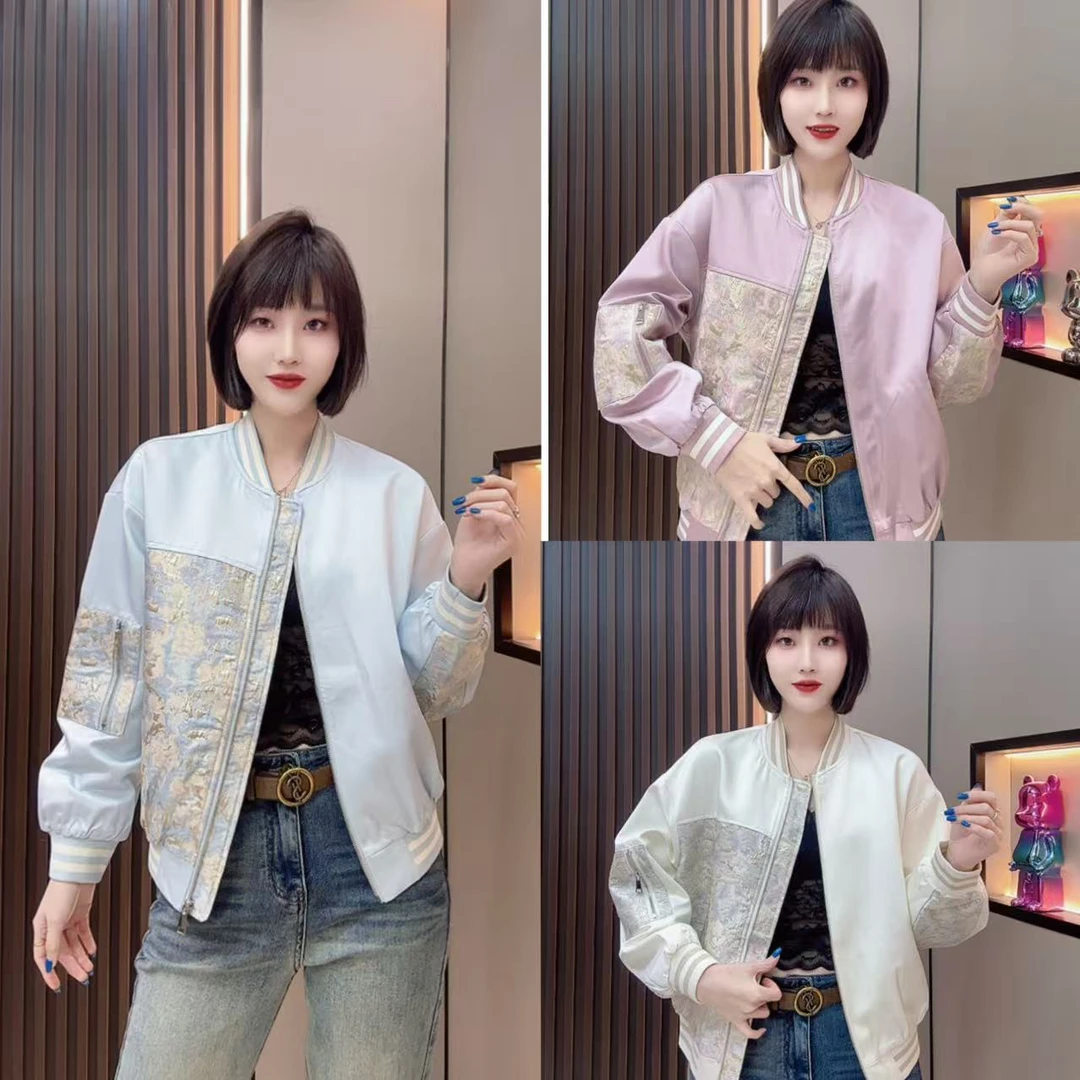 敏宝儿➕258802国风棒球服外套