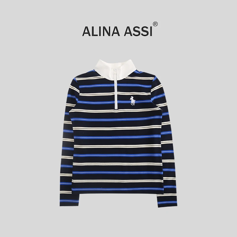 【WW】2025秋季新款T恤百搭休闲长袖上衣L0168