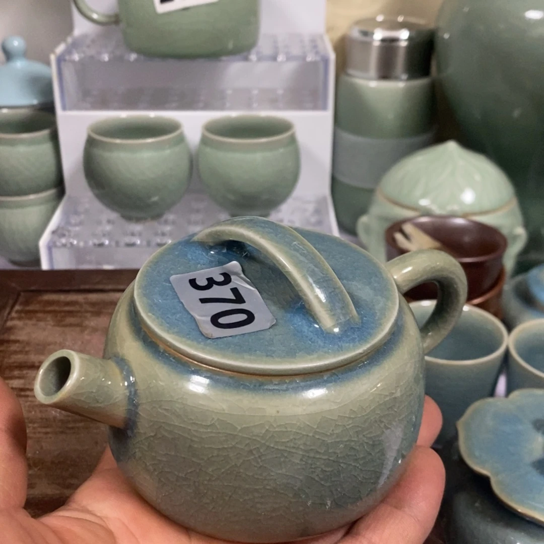 壶瓷原矿釉原产地汝瓷微瑕壶