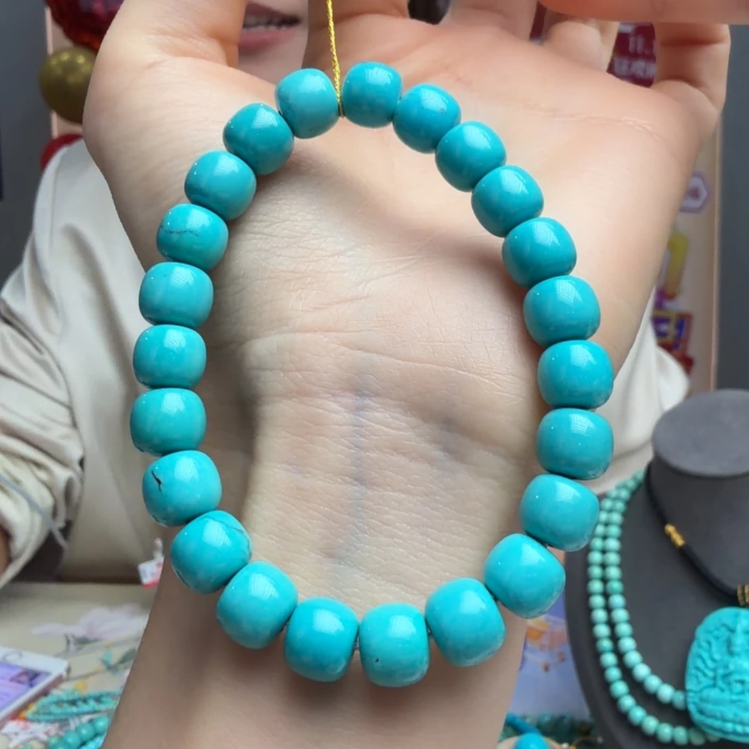 绿松石未镶嵌颈饰