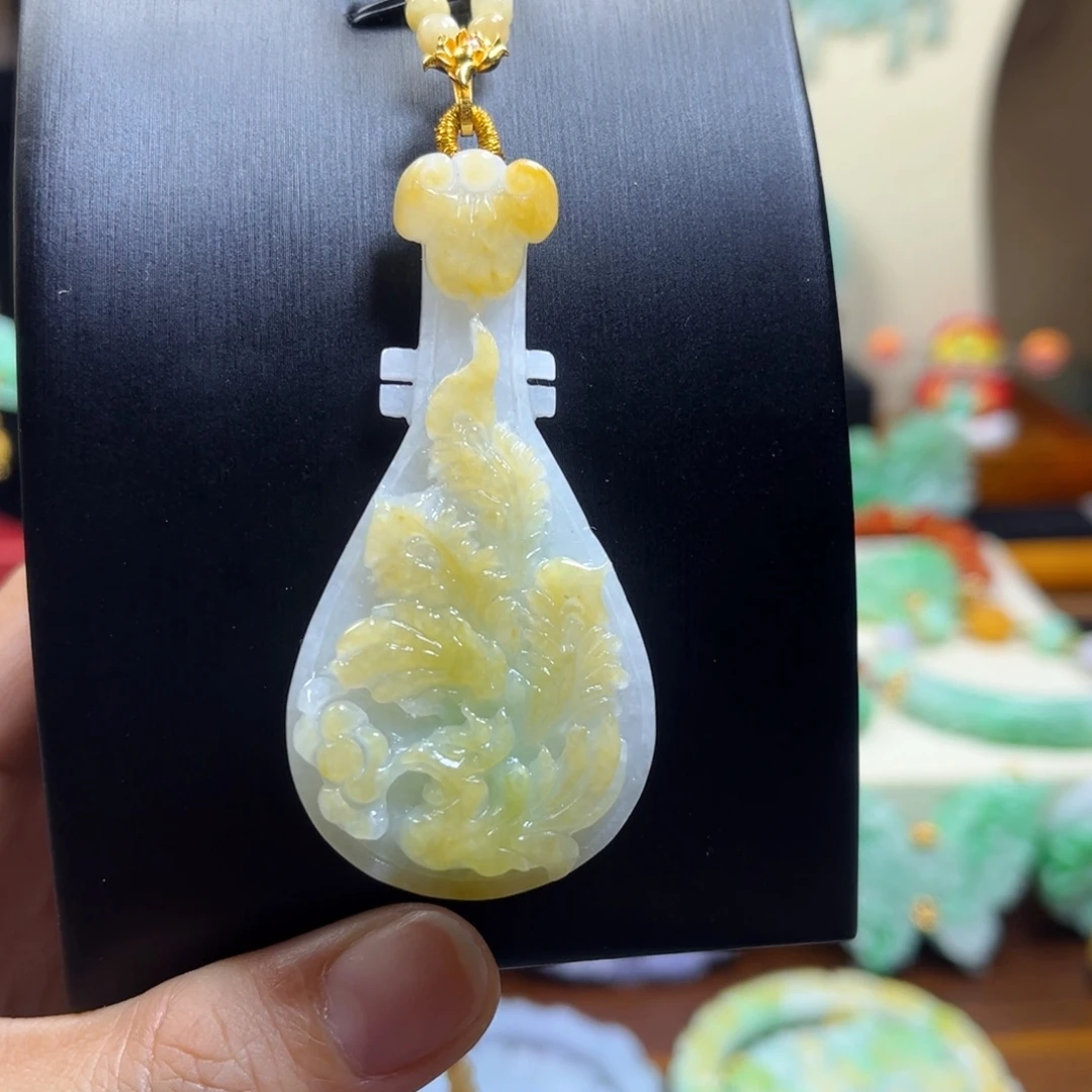 翡翠未镶嵌颈饰天然翡翠