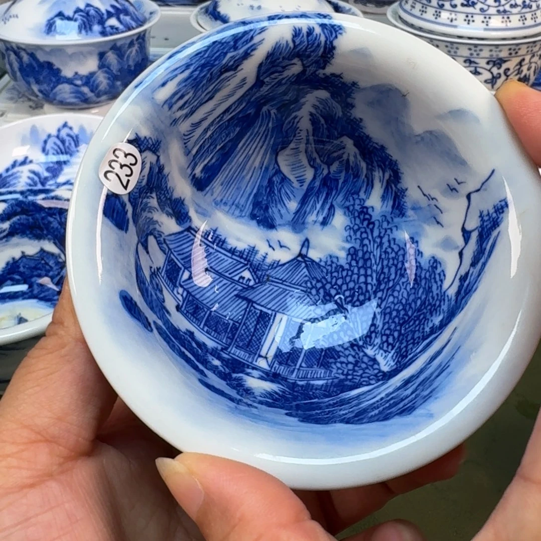 景德镇纯手绘茶具圆圆233
