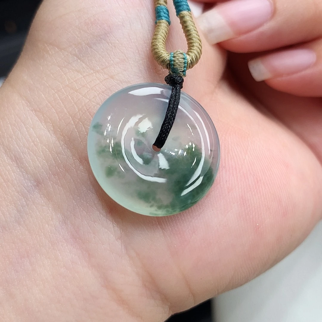 翡翠未镶嵌胸饰翡翠32，21.3/4.4