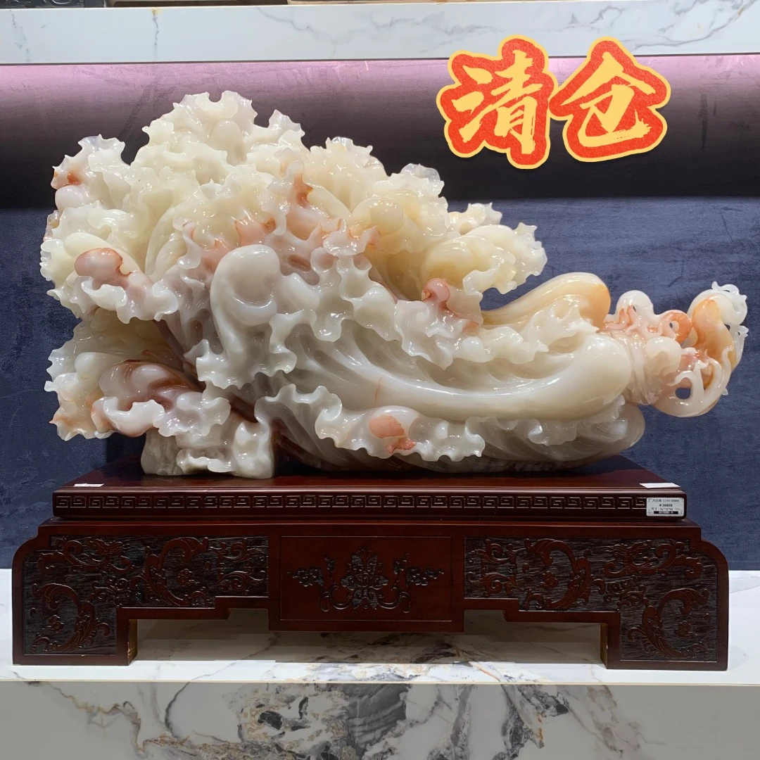 底价速销家居装饰山水手工雕刻摆件乔迁山水玄关办公室客厅