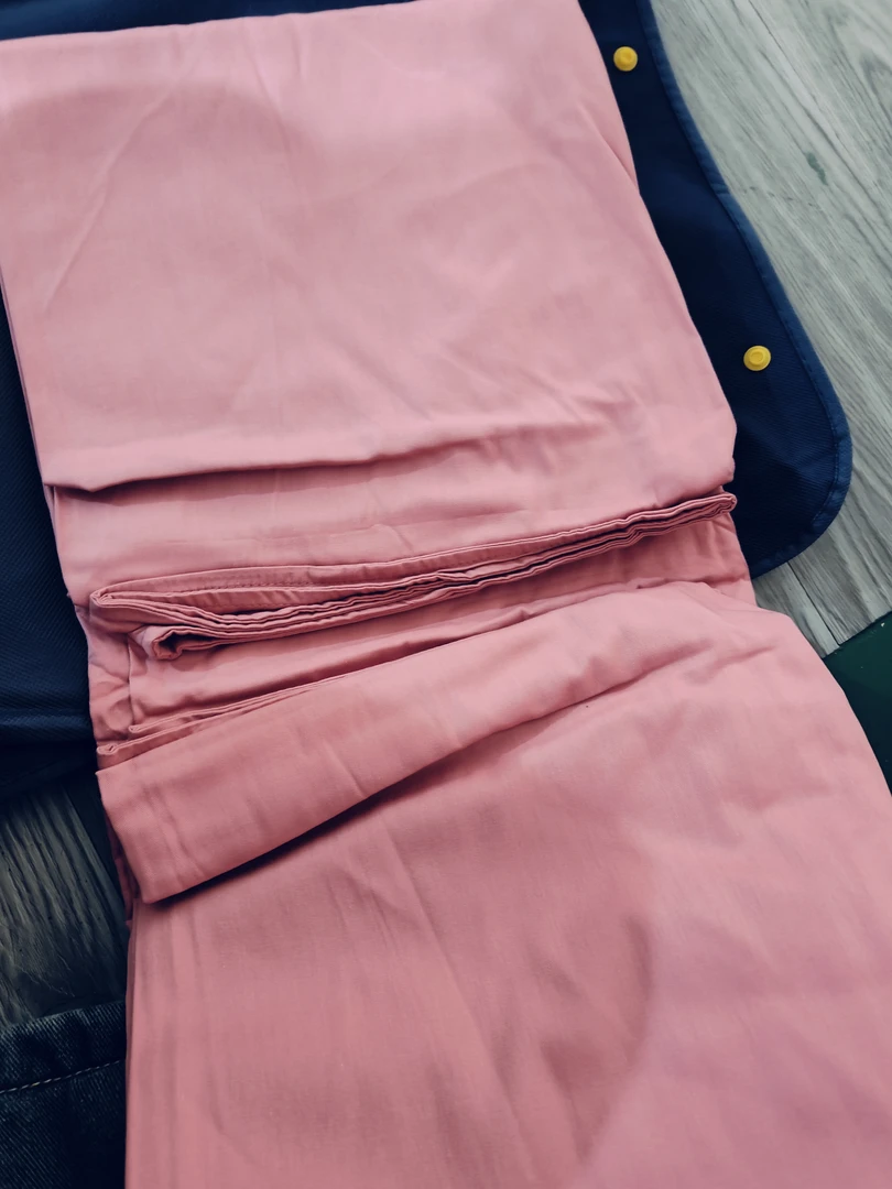 外贸皮粉色纯棉被套尺寸约150*200左右