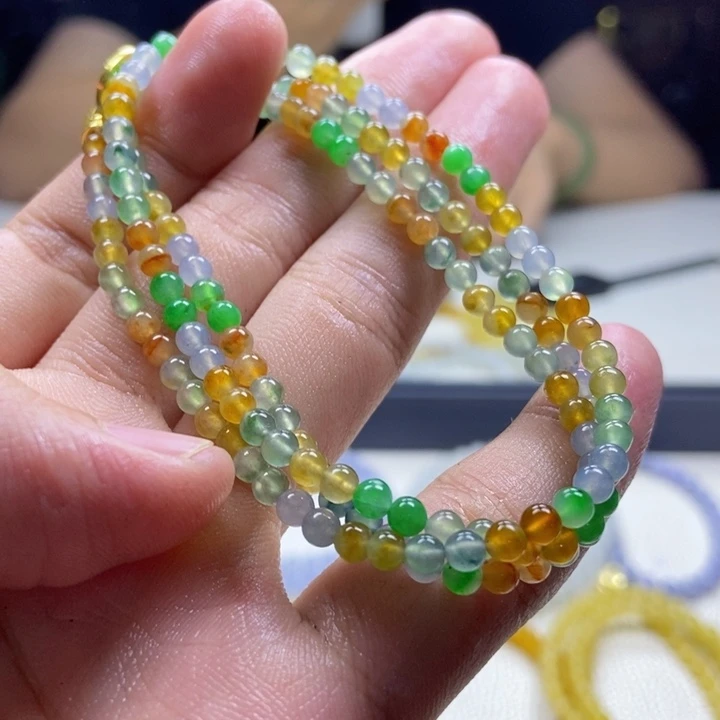 定制翡翠未镶嵌缅甸翡翠A货卡3.8