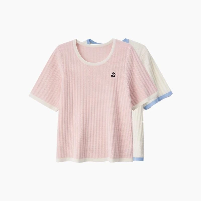 胖mm遮肚显瘦圆领短袖T恤大码女装2025夏季新款宽松休闲百搭上衣