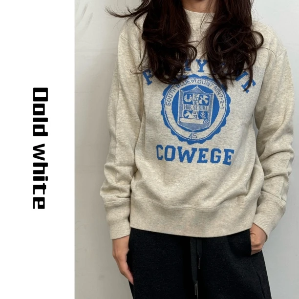 老白家 45棉卫衣女装春