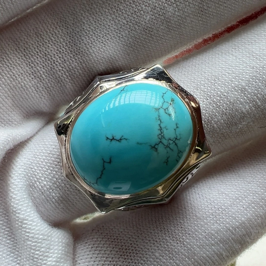 绿松石银S925镶嵌配饰