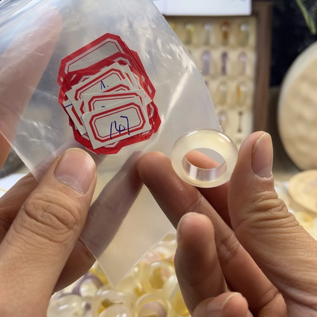 玛瑙/玉髓合金戒指