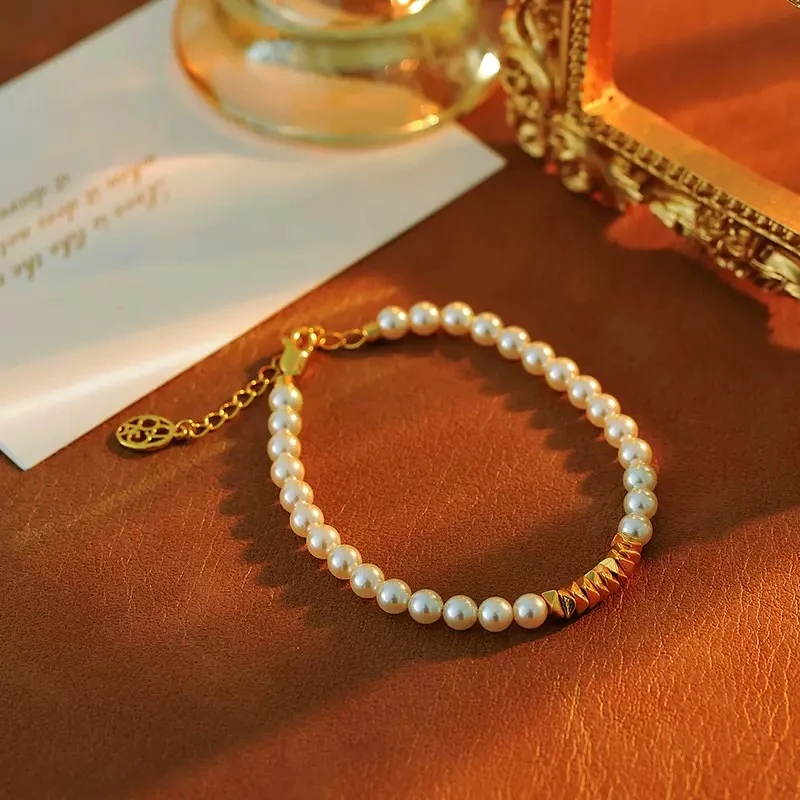 铜合金手链 碎碎两轻奢气质百搭款手链高级小众