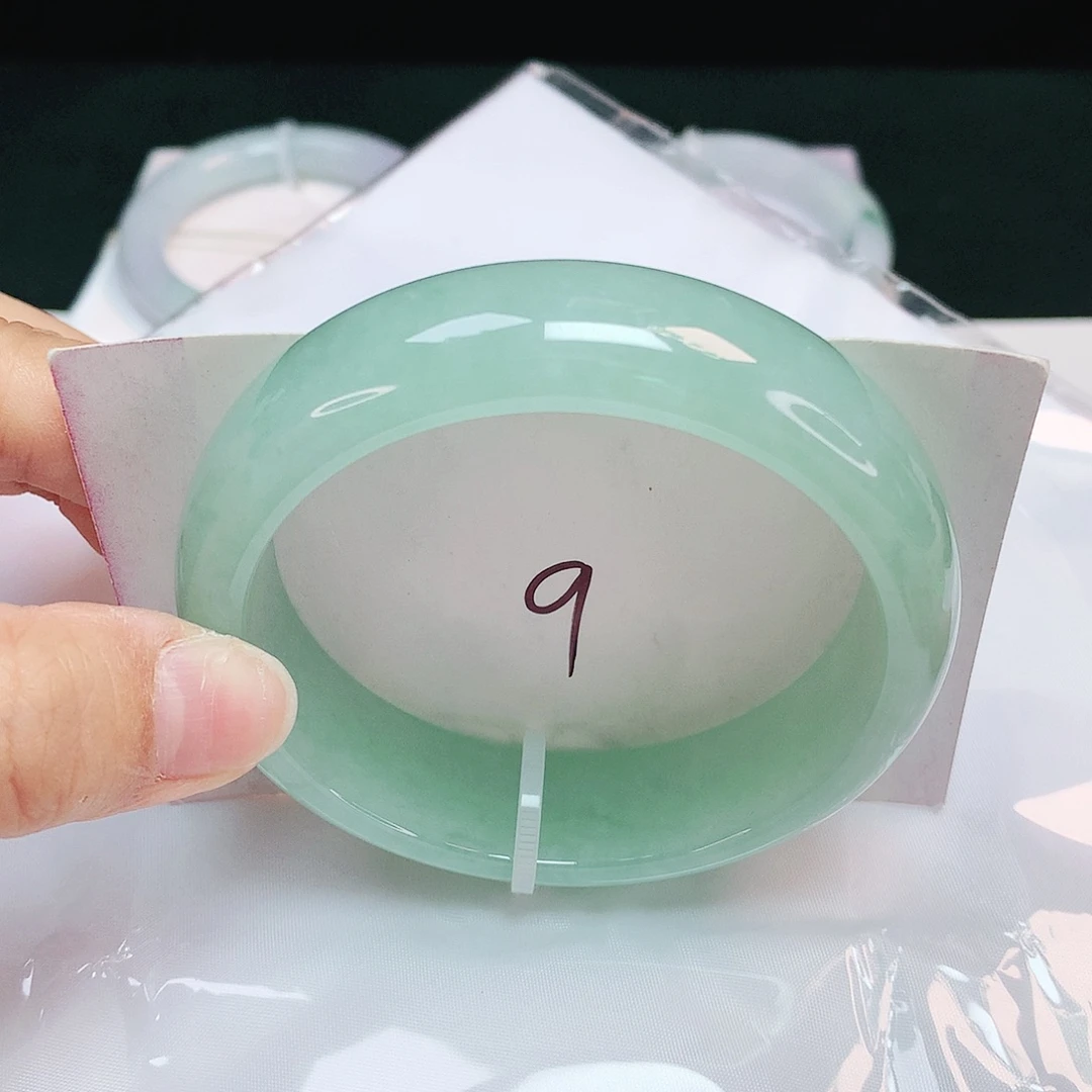 翡翠未镶嵌手镯轮胎镯59.5