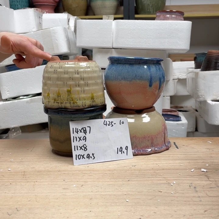 紫砂花盆多肉陶土花盆微瑕10