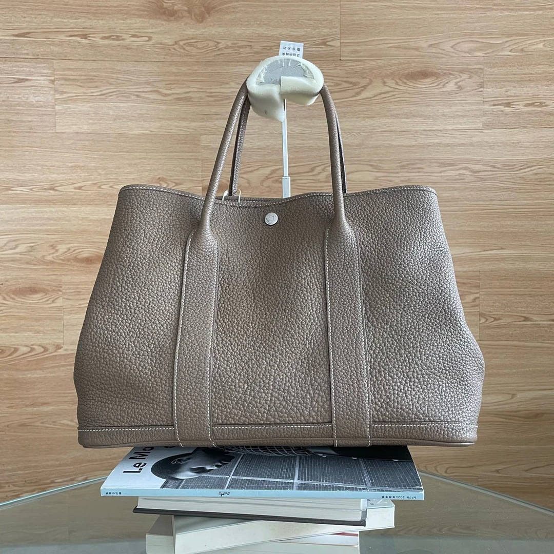 99新 Hermes/爱马仕 Hermes爱马仕花园36大象灰A刻 US59305