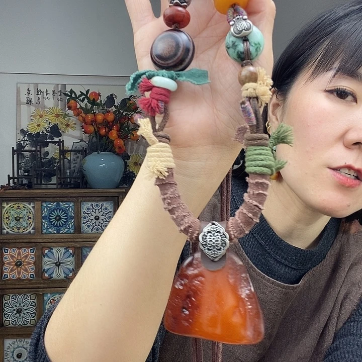 蜜蜡项链未镶嵌项链