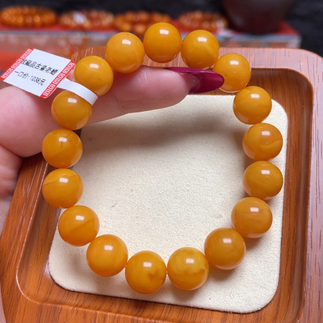 蜜蜡未镶嵌手链手串