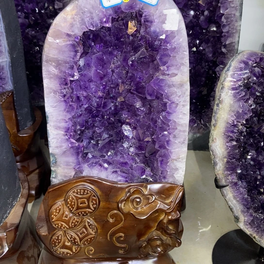 未镶嵌大型摆件（非配饰）紫晶潘