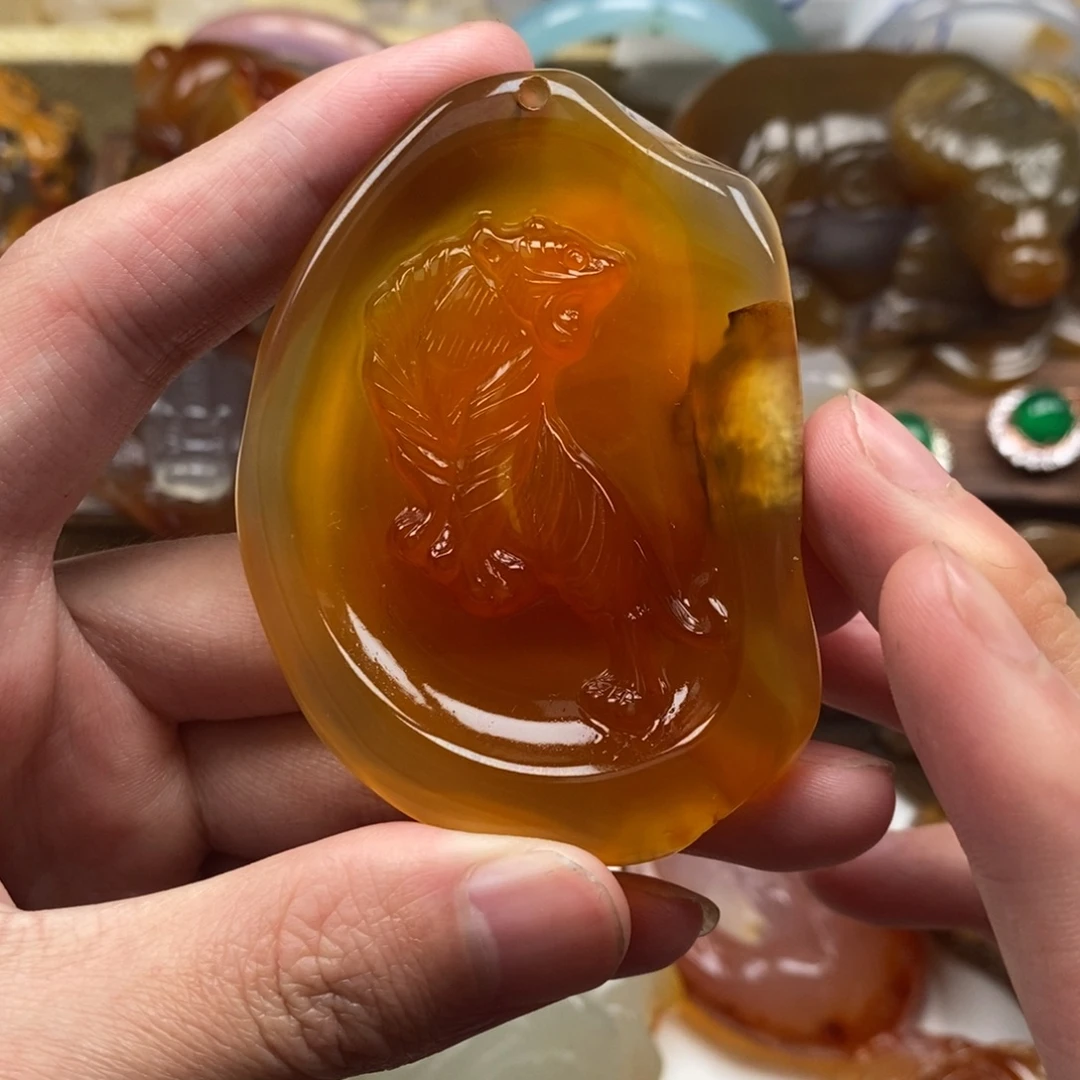 玛瑙/玉髓未镶嵌颈饰