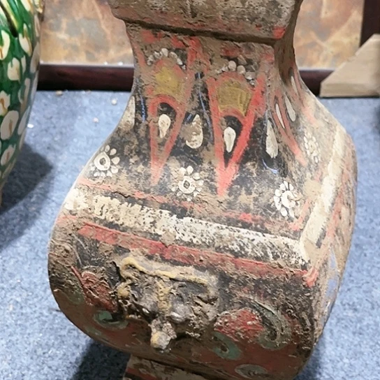 瓦当摆件摆件茶桌茶台陶瓷W**g