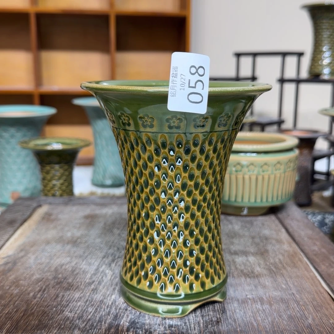 积***克手工花盆 058 内口口径 9.5 cm