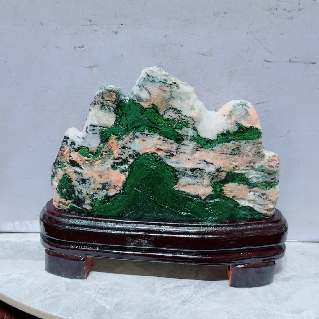 亦***兰石材青海七彩石摆件