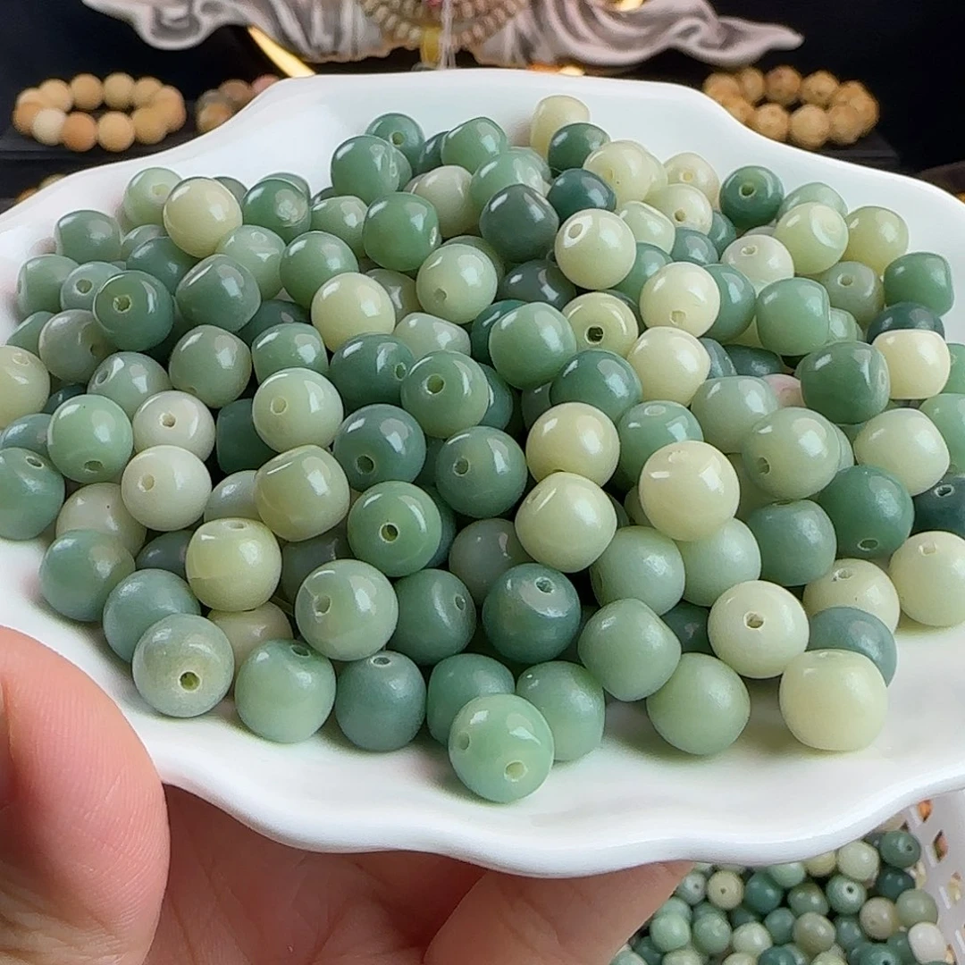 菩提根/象牙果手串微瑕卡9青提奶绿酒桶100卡牌➕100颗