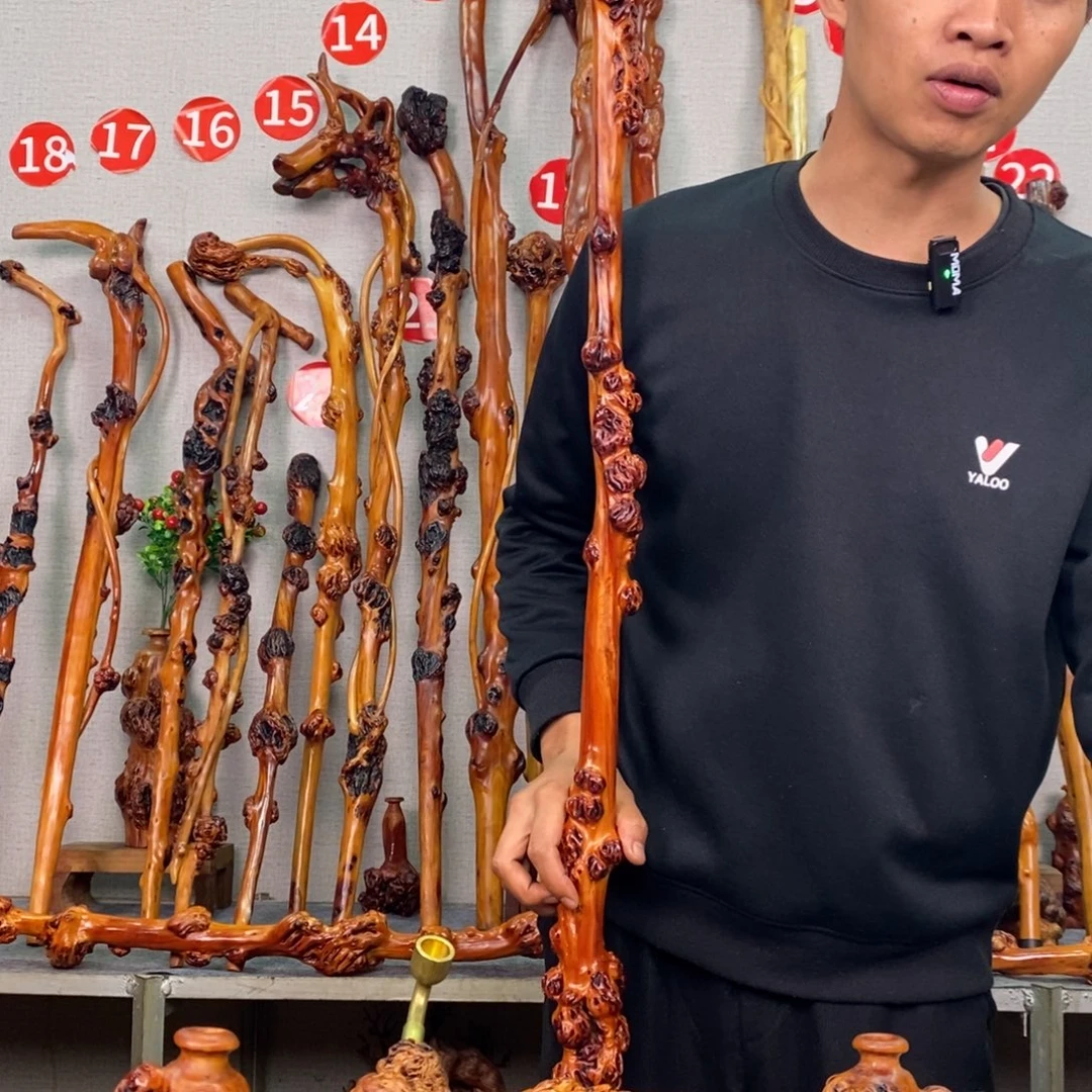 佬***}黑果木自然阴干料有风化纹裂不能接受的勿拍