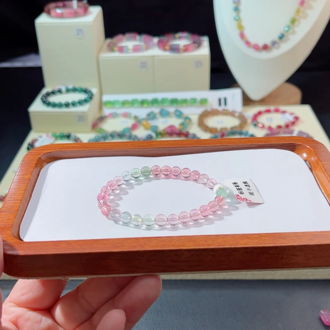 未镶嵌手串碧玺手串